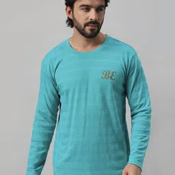BE POSITIVE Men Striped T-shirt-picture-38