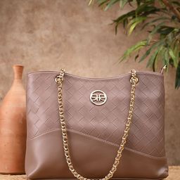 Rocia Textured PU Structured Shoulder Bag-18