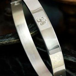 19TH JULY JEWELS Silver-Plated Stainless Steel Bracelet-image-57