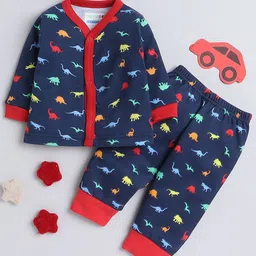 BUMZEE Boys Printed Pure Cotton Jabla With Jogger-picture-14