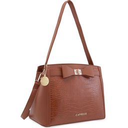 DressBerry X CAPRESE Animal Structured Shoulder Bag with Bow Detail-25