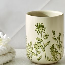 Home Centre Beige Nova Botanica Flora Ceramic Holder Bath Accessories Set-image-32