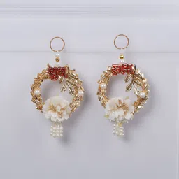 Archies White & Beige 2 Pieces Textured Wall Hangings-30