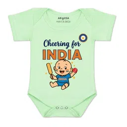 arvesa Cheering For India Printed Romper-picture-25