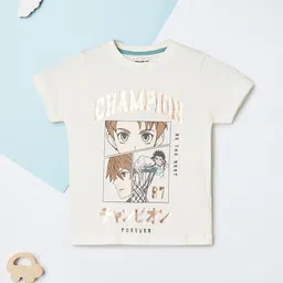 max Boys Graphic Printed Regular Fit T-shirt-image-83