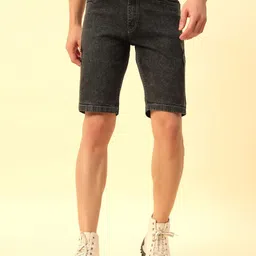 STUDIO NEXX Men Washed Denim Shorts-image-15