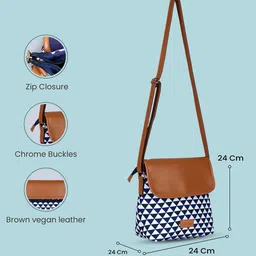 Anouk Geometric Printed Sling Bag image 4
