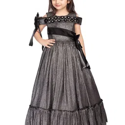 BETTY Cold-Shoulder Fit & Flare Maxi Dress-image-20