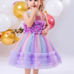 LULU & SKY Floral Fit & Flare Dress-31