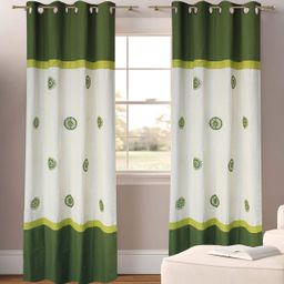 Dekor World Multicoloured Set of 2 Long Door Curtain-19