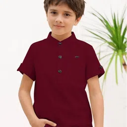 BAESD Boys Original Semi Sheer Formal Shirt-25