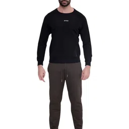 STRCH Men Brand Logo Printed Round Neck Anti Odour Sweatshirt-picture-16