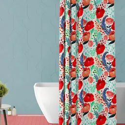 ArtzFolio Single Piece Waterproof Polyester Shower Curtain-28