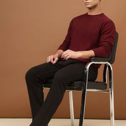 Mast & Harbour Men Solid Cotton Anti Odour Sweatshirt-image-61