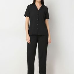 Smarty Pants Solid Women Night suit-image-86