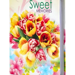SEHAZ ARTWORKS Yellow & Pink Printed Photo Album-15