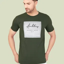 Ben Martin Men Printed Extended Sleeves Applique Slim Fit T-shirt-image-21