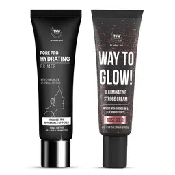 TNW the natural wash Set of Pore Pro Hydrating Primer & Way to Glow Strobe Cream-25 g each-2