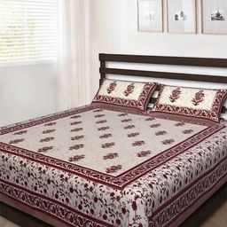 E Elma Unisex Brown Bedsheets-image-99