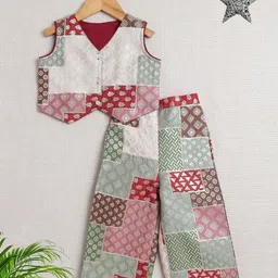 The Magic Wand Printed Top With Trouser Clothing Set-image-28