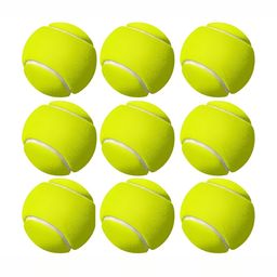HackerX Set Of 9Pebbled Tennis Sport Ball-33