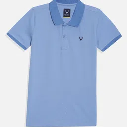 Allen Solly Junior Boys Solid Polo Collar Cotton T-shirt-image-69