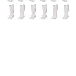 MUKHAKSH Unisex White Socks-image-62