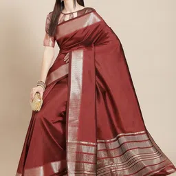 DIVASTRI Zari Silk Cotton Saree-picture-57