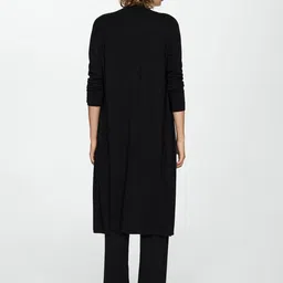 MANGO Front-Open Longline Sweater image 4