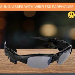YAROH Bluetooth Sunglasses With Wireless Earphones Attached & Stereo Sound FeatureY35-image-88