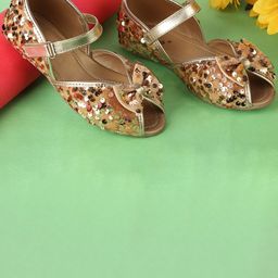 BOYZ N GALZ Girls Embellished Party Ballerinas Flats-image-52