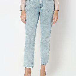 Vero Moda Women Straight Fit High-Rise Heavy Fade Cropped Stretchable Jeans-picture-46