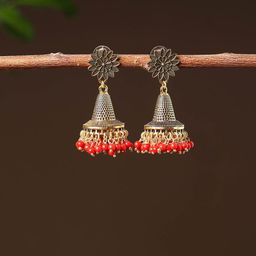 iTokri Dome Shaped Jhumkas-image-92