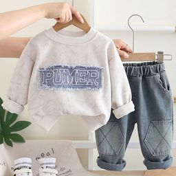 INCLUD Boys Printed Long Sleeves Sweatshirt With Trousers-picture-7