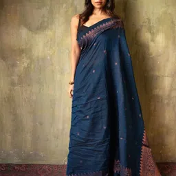 zinzraa Woven Design Zari Pure Silk Kanjeevaram Saree-picture-16