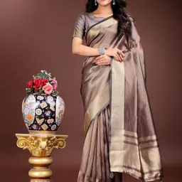 KALINI Zari Organza Saree-image-16