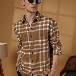 Campus Sutra Men Comfort Checked Casual Shirt-picture-41