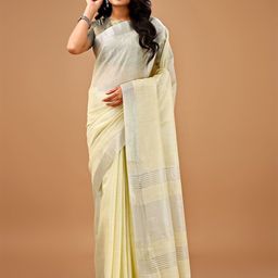 PURI MAA Zari Linen Blend Kota Saree-image-76