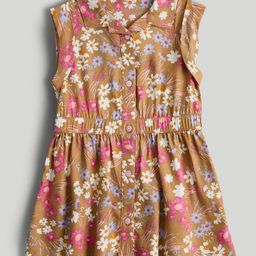 mothercare Girls Floral Print Shirt Mini Dress-picture-48