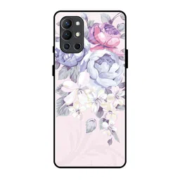 QRIOH Floral Printed OnePlus 9R Back Case Mobile Accessories-picture-29