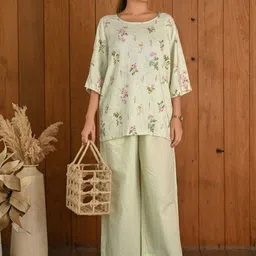 AC&F Printed Tunic & Trousers Co-Ord Set-image-30