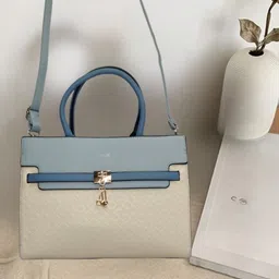 Wenz Colourblocked PU Structured Handheld Bag-picture-6