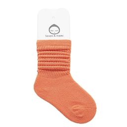 AHC Kids Textured Pure Cotton Calf Length Socks-20