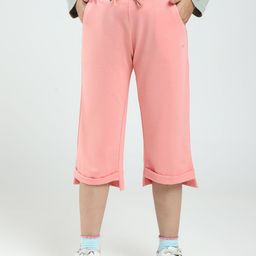 Monte Carlo Girls Regular Fit Mid-Rise Cotton Capris-image-1