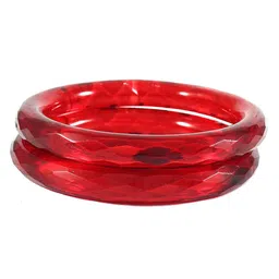 NMII Set Of 2 Glass Kada Bangles-59