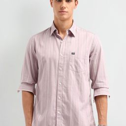 Arrow Sport Men Slim Fit Opaque Striped Casual Shirt-image-56