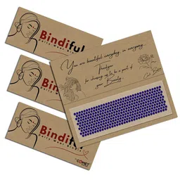 Comet Busters Bindiful Set Of 3 Traditional Bindis - Navy Blue-13