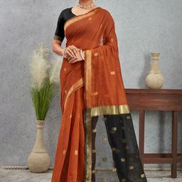 KALINI Woven Design Silk Blend Designer Saree-image-79