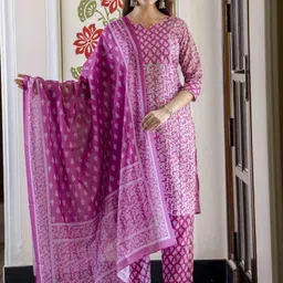 Moda Rapido Women Multi Viscose Rayon Kurta Sets-57