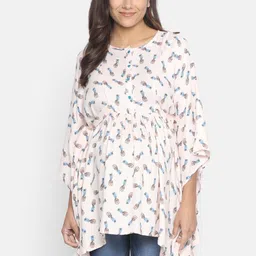 The Kaftan Company Print Kimono Sleeve Kaftan Top-image-67